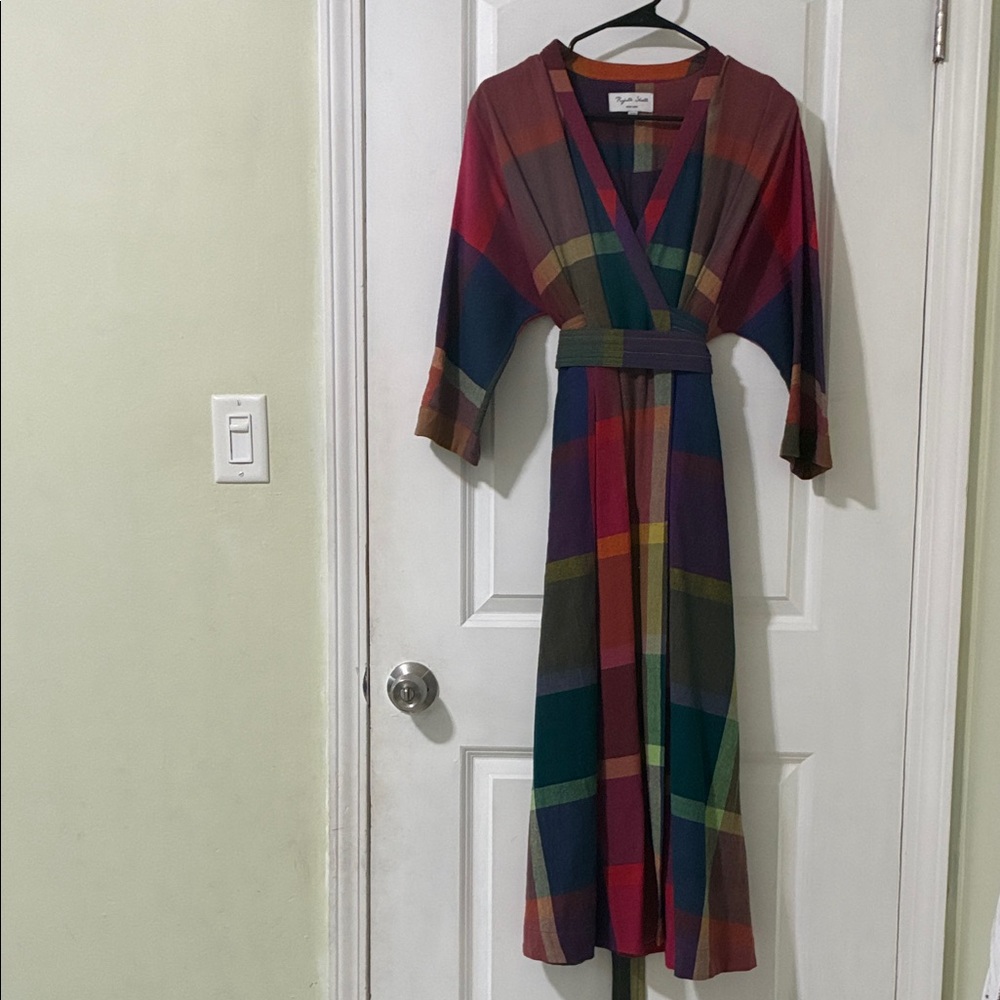 Rujuta Sheth * Tara Wrap Dress * Madras Chex * XS/S